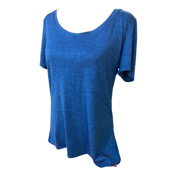 Nike Women's Blue DRI-FIT Running Shirt. Size Medium - Picture 1 of 4